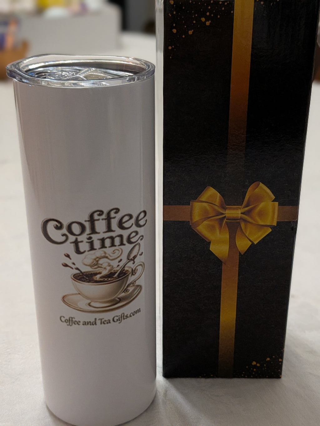 Coffee Time Tumbler Gift Set — Insulated Travel Mug Coffee Gift