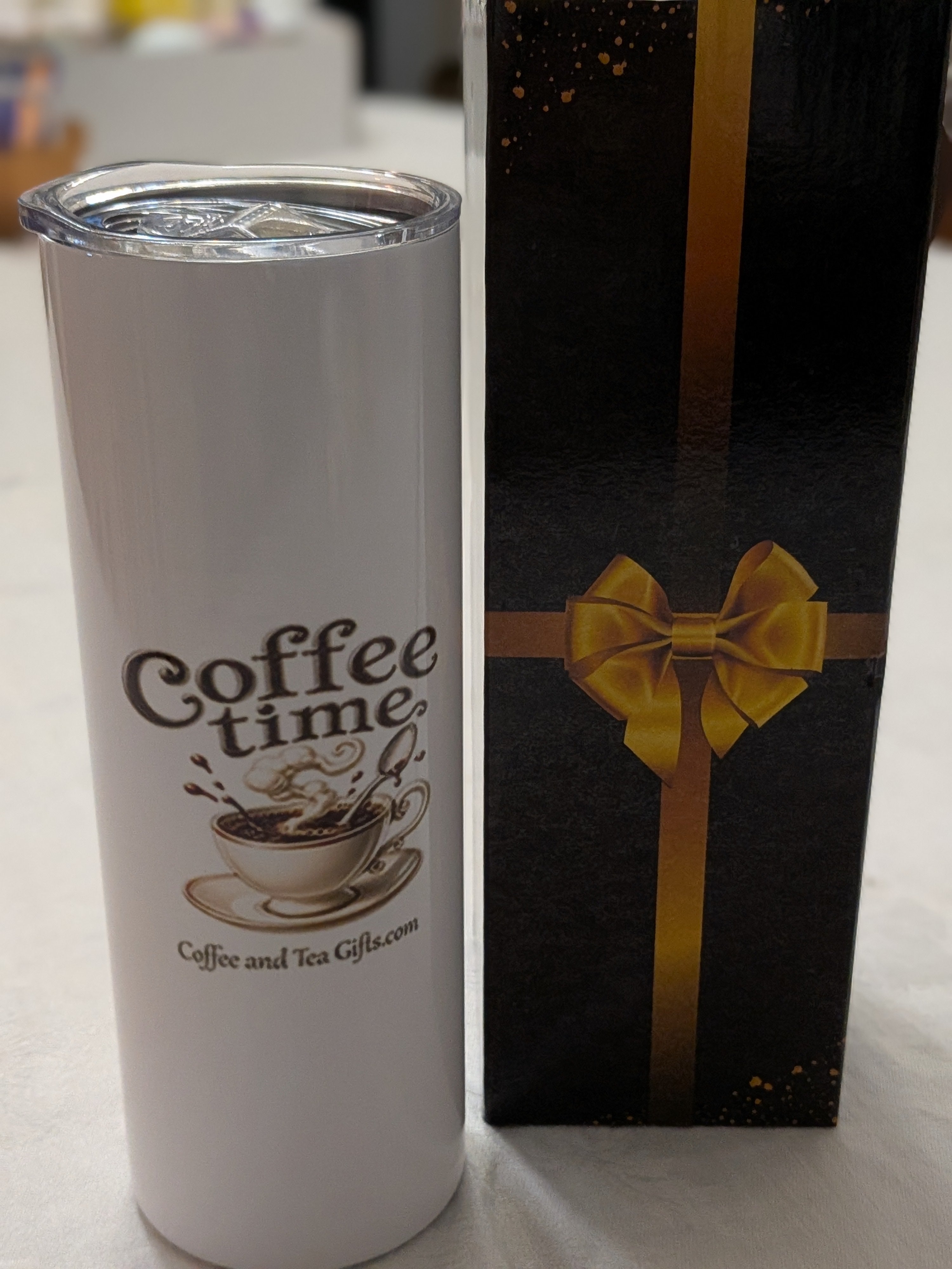Coffee Time Tumbler Gift Set — Insulated Travel Mug Coffee Gift