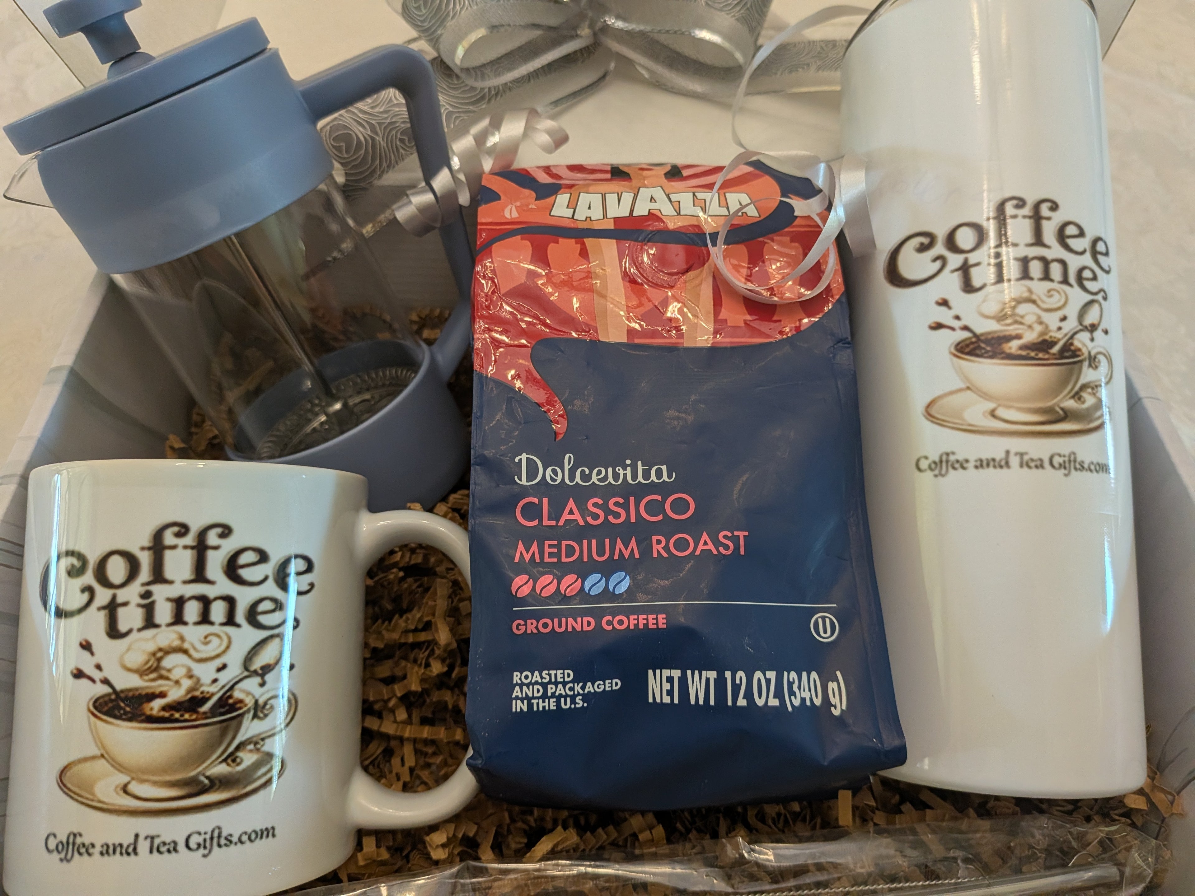 Coffee Time Brewer, Tumbler & Mug Coffee Gift Box Set