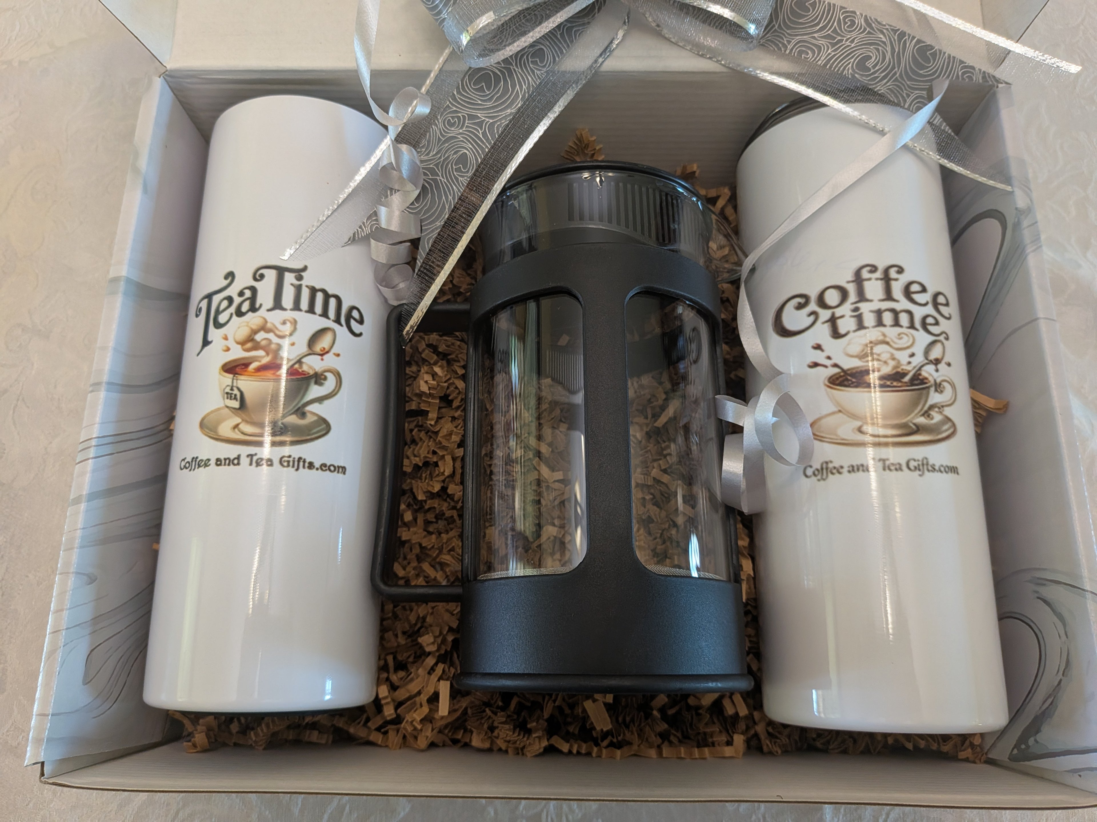 Coffee & Tea Tumbler and Brewer Gift Set — Dual Brewing Gift