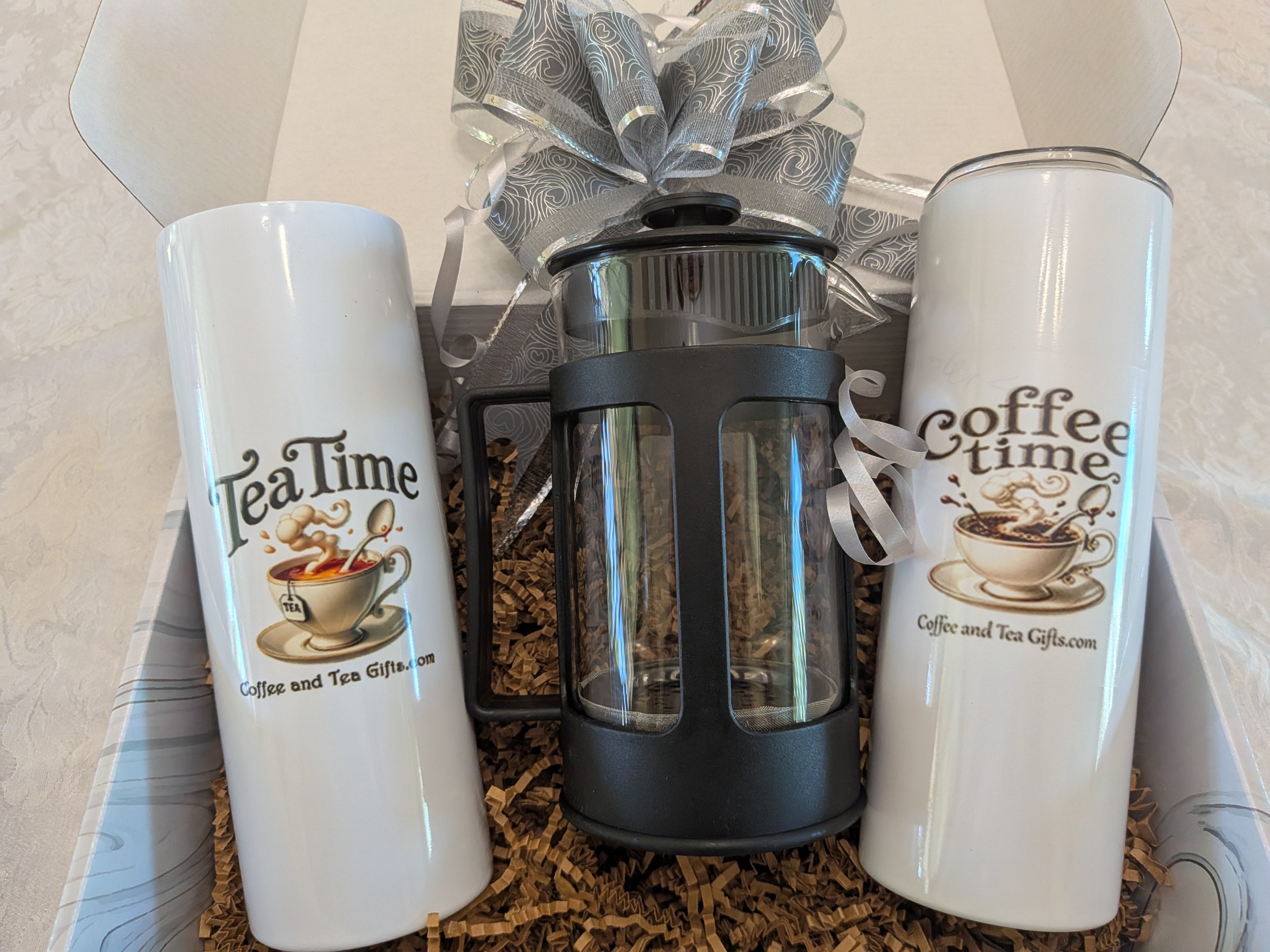 Coffee & Tea Tumbler and Brewer Gift Set — Dual Brewing Gift