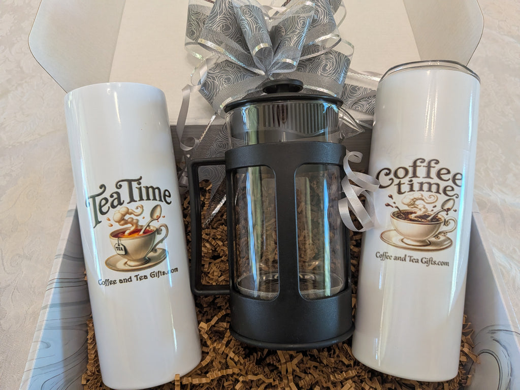 Coffee & Tea Tumbler and Brewer Gift Set — Dual Brewing Gift
