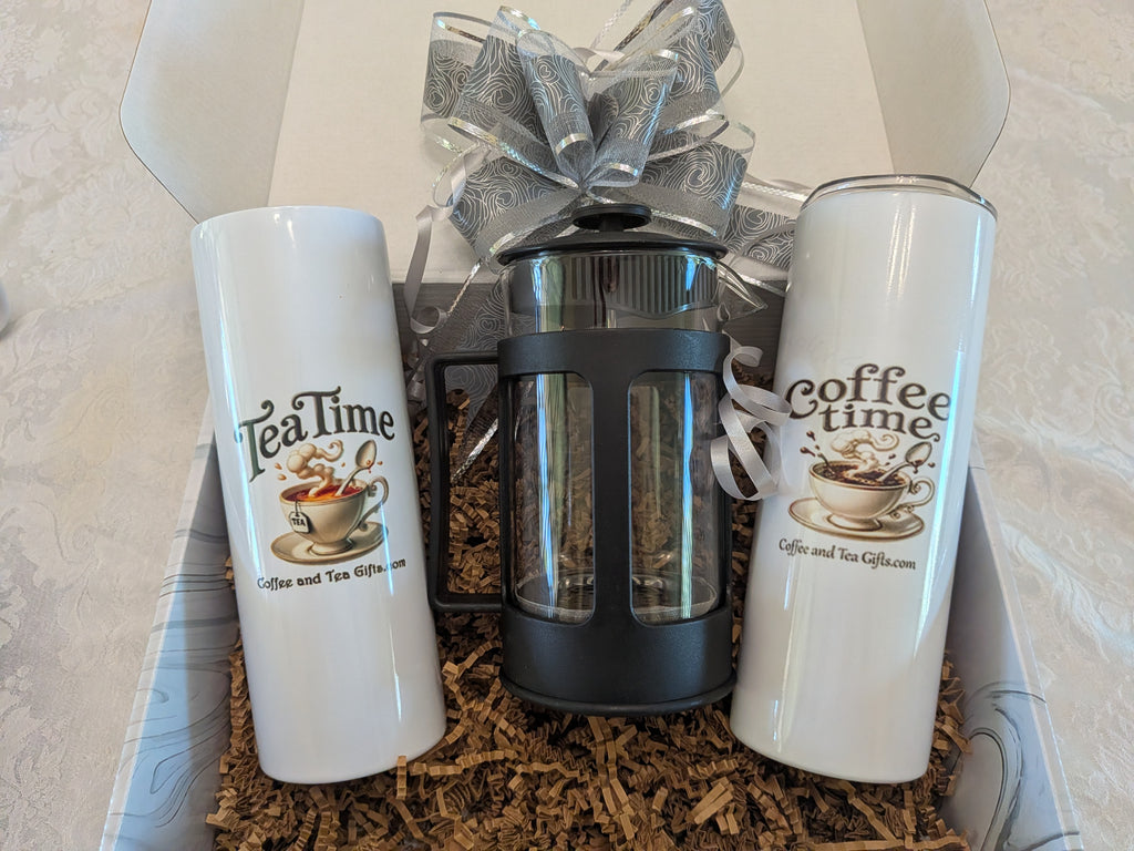 Coffee & Tea Tumbler and Brewer Gift Set — Dual Brewing Gift