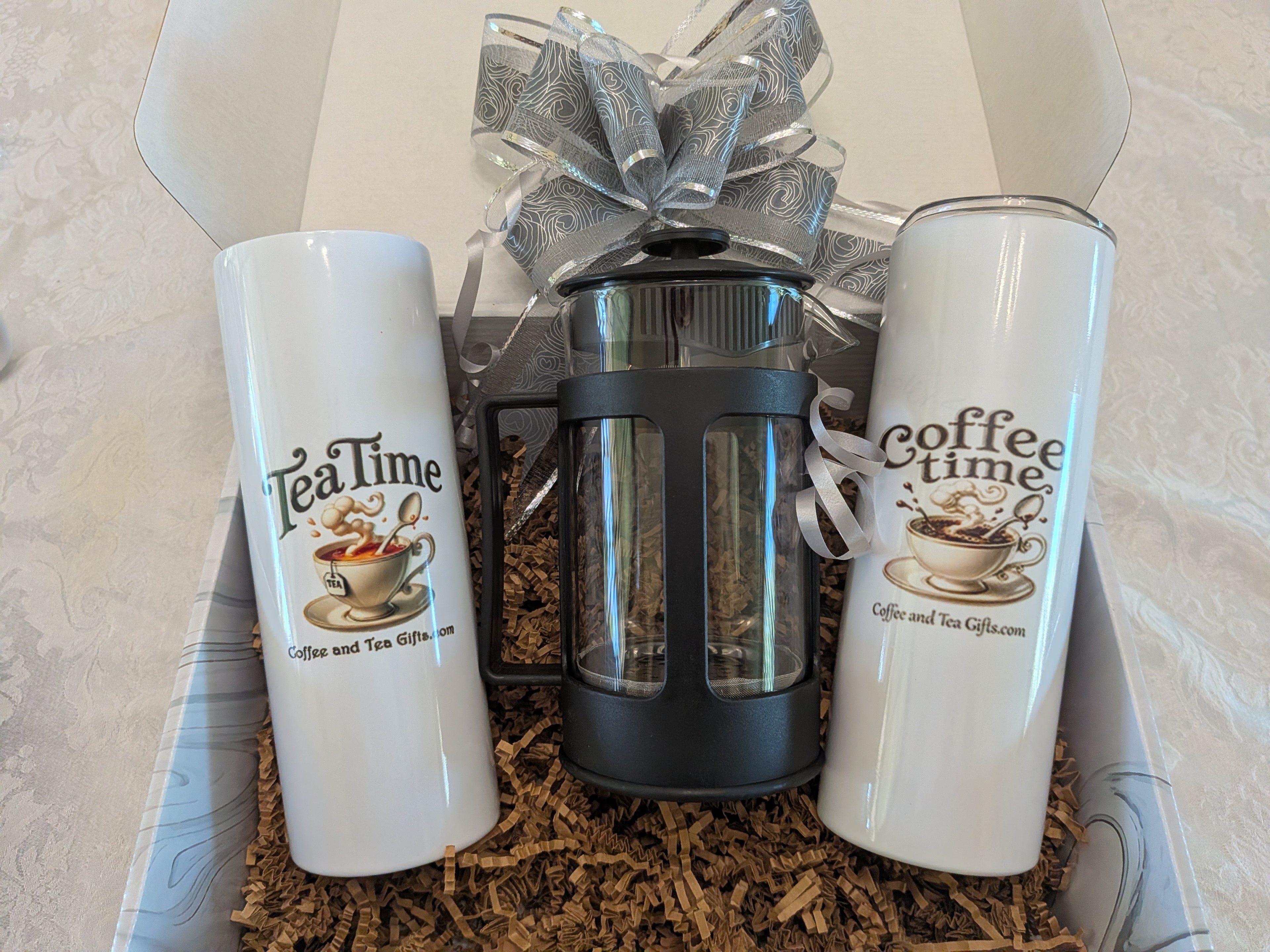 Coffee & Tea Tumbler and Brewer Gift Set — Dual Brewing Gift