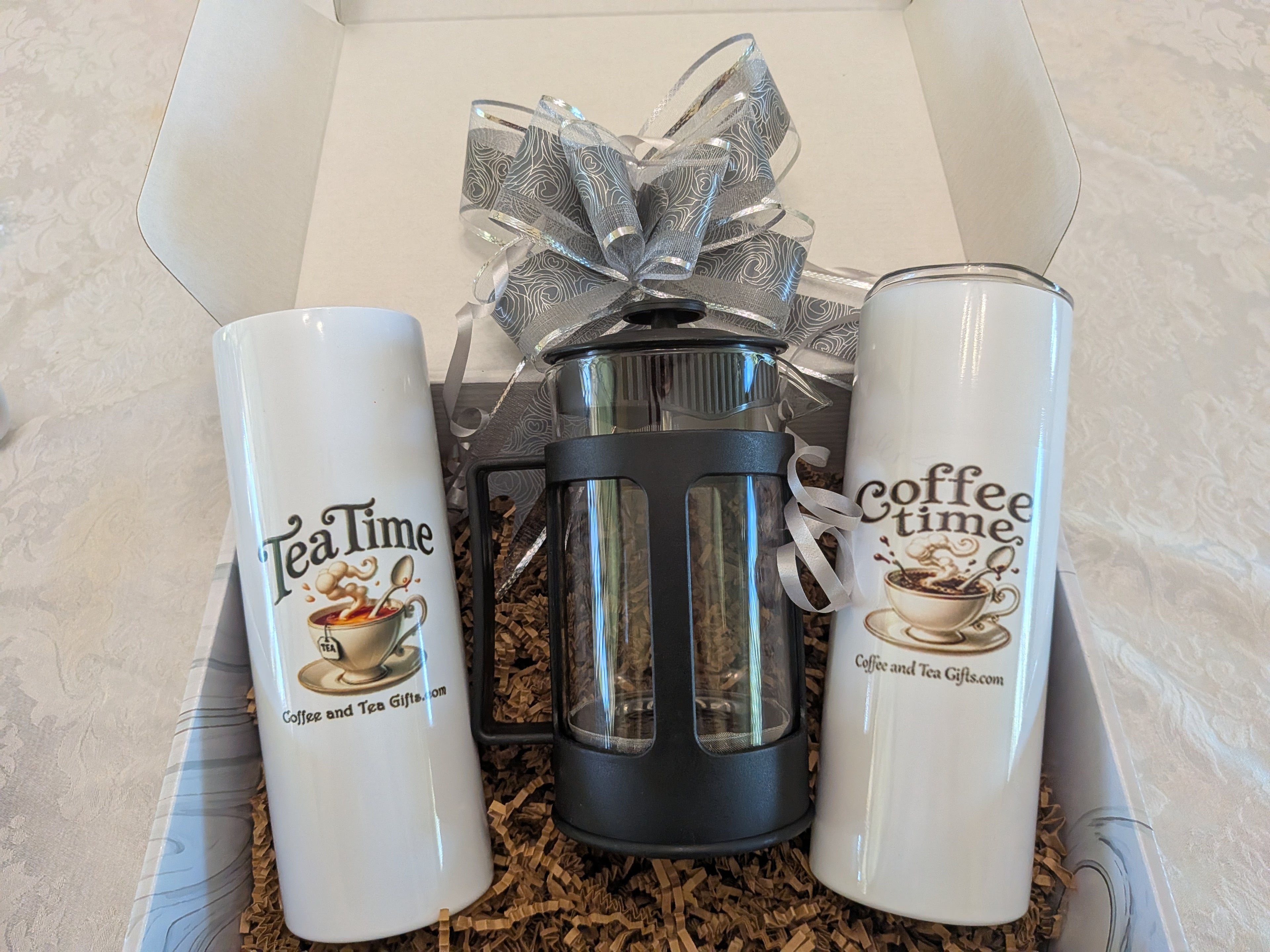 Coffee & Tea Tumbler and Brewer Gift Set — Dual Brewing Gift