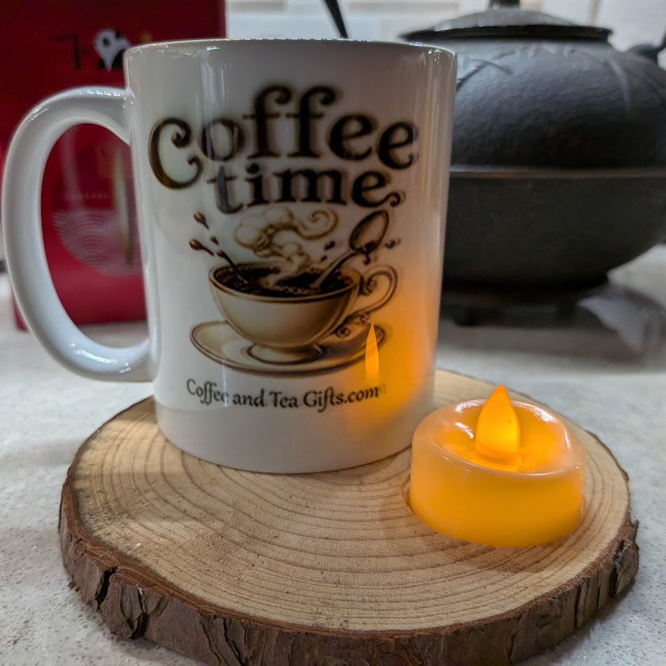 Lighted Cedarwood Coaster
