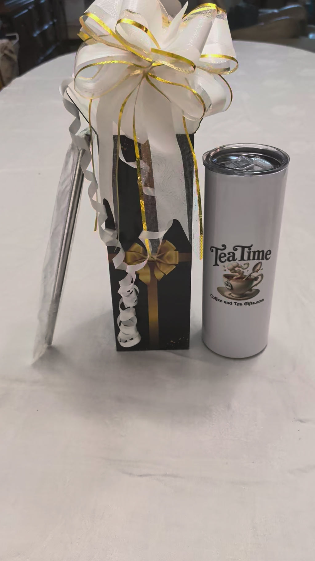 Tea Time Tumbler & Mug Gift Set, Brewer, Oolong Tea & Pistachios