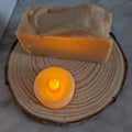 Goat Milk Soap and Lighted Cedarwood Soap Tray