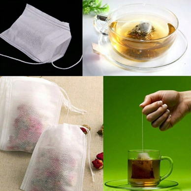 Tea Bags - Make Your Own Tea Bags - Side View | Coffee and Tea Gifts